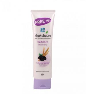 SHOKUBUTSU RADIANCE MOISTURIZING FACIAL FOAM 130G