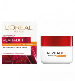 LOREAL REVITALIFT ANTI WRINKLE + RADIANCE DAY CREAM SPF35 50ML