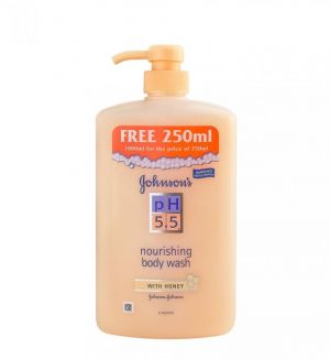 JOHNSON PH 5.5 BODY WASH WITH HONEY 1000ML