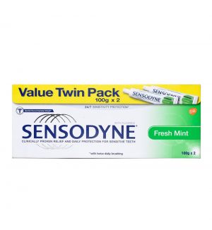 SENSODYNE FRESH MINT TOOTHPASTE 2X100G