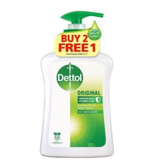 DETTOL ANTIBACTERIAL HAND WASH - ORIGINAL 2X250ML+250ML