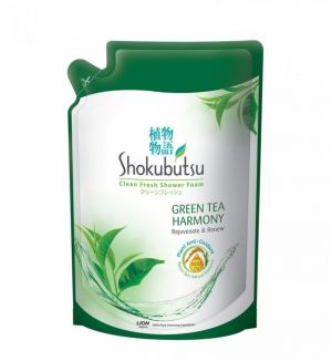 SHOKUBUTSU REFILL GREEN TEA HARMONY 550ML