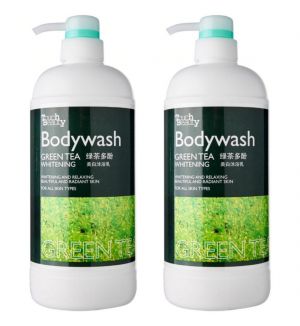 (BUNDLE OF 2) TOUCH BEAUTY BODYWASH GREEN TEA WHITENING 1L