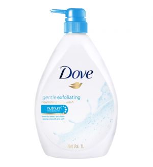 DOVE SHOWER GENTLE EXFOLIATING 1L