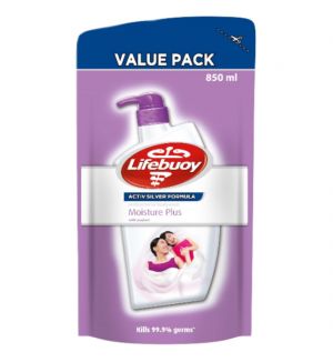 LIFEBUOY BODY WASH REFILL - MOISTURE PLUS 850ML