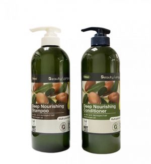 BUNDLE - BL DEEP NOURISHING SHAMPOO & CONDITIONER WITH ARGAN OIL (DRY & DAMAGED HAIR) 750ML