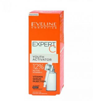 EVELINE EXPERT C YOUTH ACTIVATOR SERUM VITAMIN INJECTION NIGHT 18ML