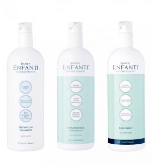 BUNDLE - BIOKEN ENFANTI HYDRATING SHAMPOO, ALL HAIR TYPE CONDITIONER & ENFANTI TREATMENT 946ML 