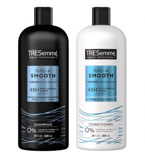BUNDLE - TRESEMME SILKY & SMOOTH SHAMPOO + CONDITIONER 828ML